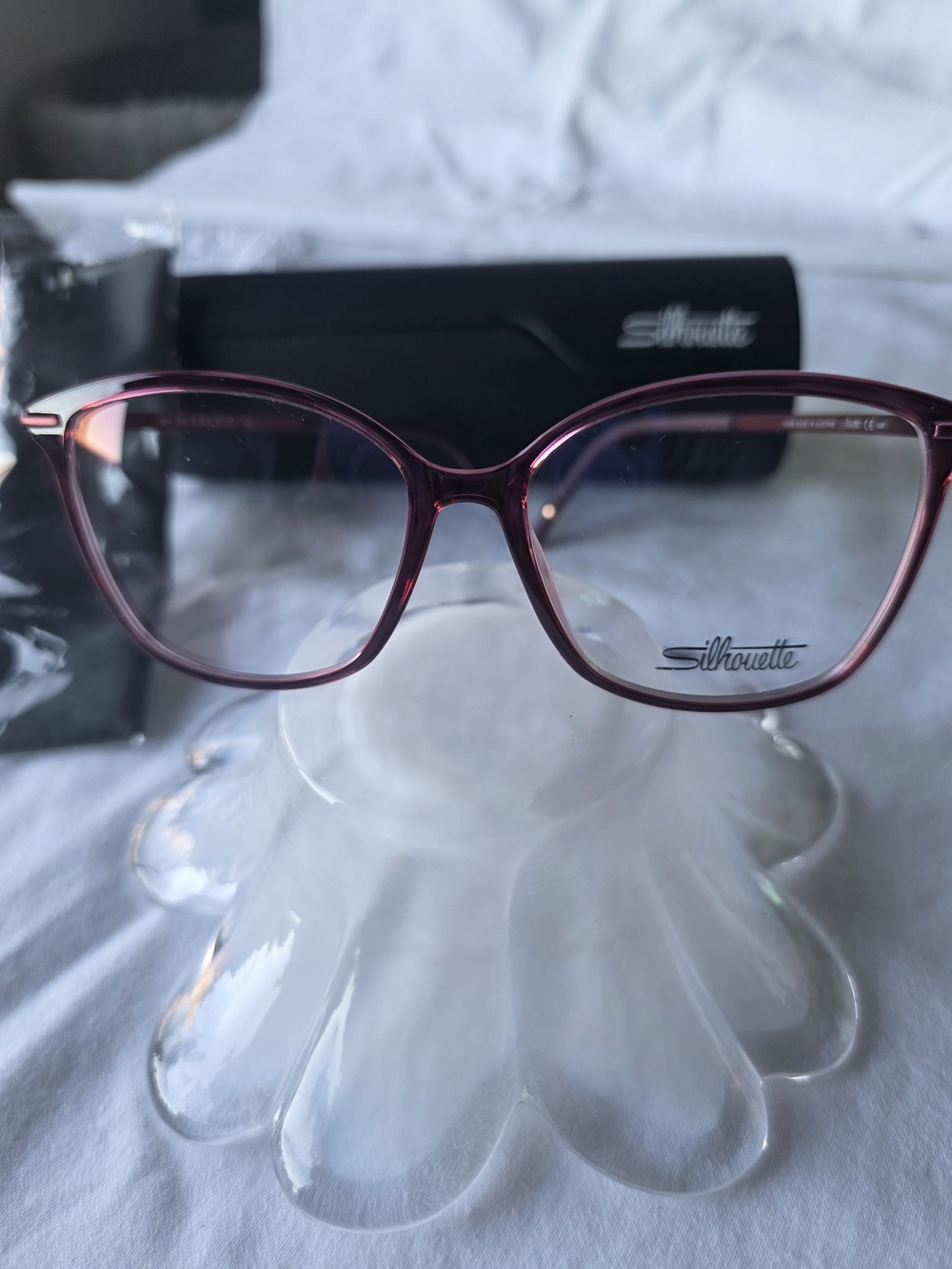 Silhouette-Rising Dawn 1619/3540 Wild Berry Women's Eyeglass Frames